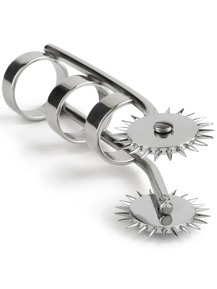 Mr Steel Double Finger Pinwheel - Wartenberg hjul 0