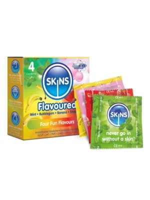 Mixed Flavored Condom 4-pack - Smaksatta kondomer 0
