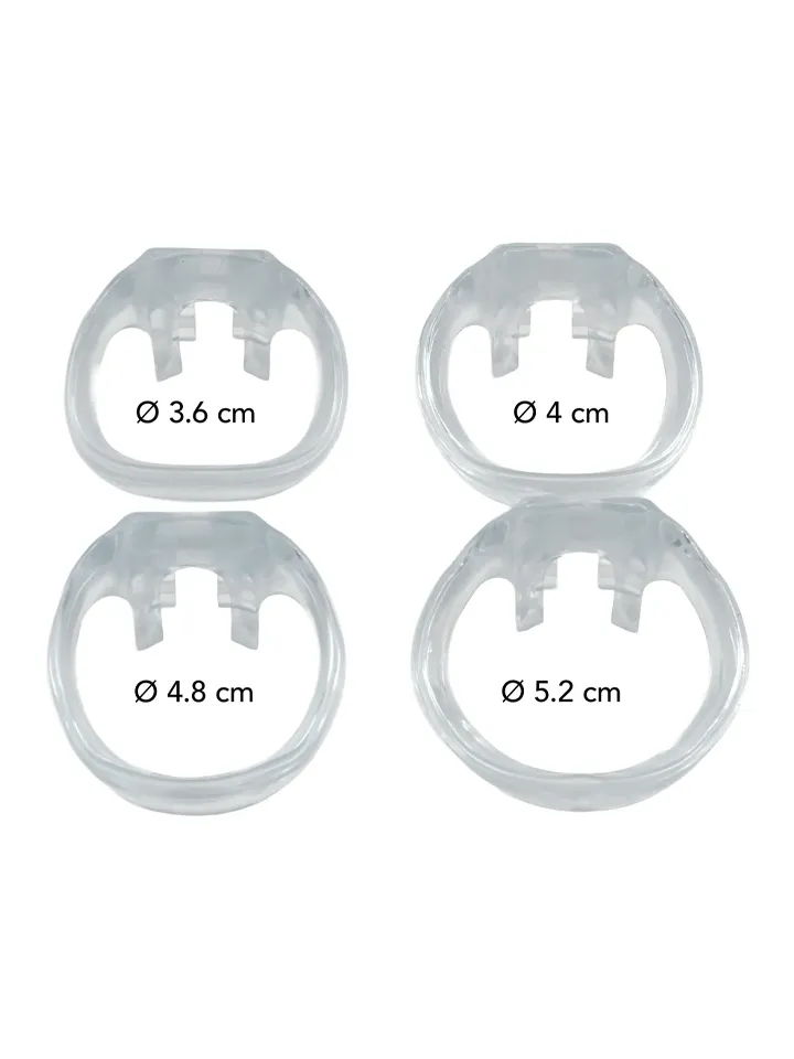 Clear Control Cock Cage Regular - Kyskhetsbur 0