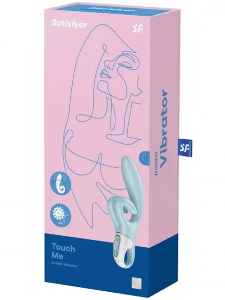 Satisfyer Touch Me Blue - Rabbitvibrator 0