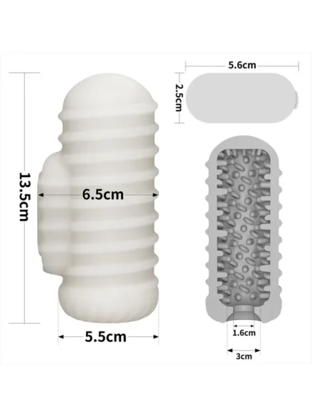 Knights Ring Vibrating Dual Purpose Sleeve-Wavy - Penisförlängare/Sleeve med vibrator 0