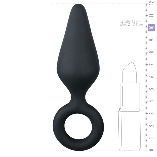 Black Buttplugs With Pull Ring - Medium | bästsäljare - Anala sexleksaker - Lagervaror för snabb leverans 1-2 dagar - Analpluggar och Buttplugs - Sexprylar för under 100 kr - Snabblager sexleksaker på 1-2 dagar - Anala sexleksaker Snabblager - Mellandagsrea på Sexleksaker - EasyToys Sexleksaker - EasyToys sexleksaker - Sexleksaker | Intimast