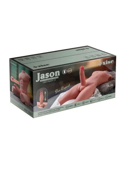 Jason Body Ass Masturbator & Thrusting Dildo - Sexdocka 0