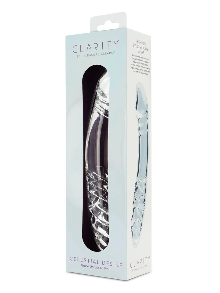 Clarity Celestial Desire Glass Dildo - Glasdildo 0