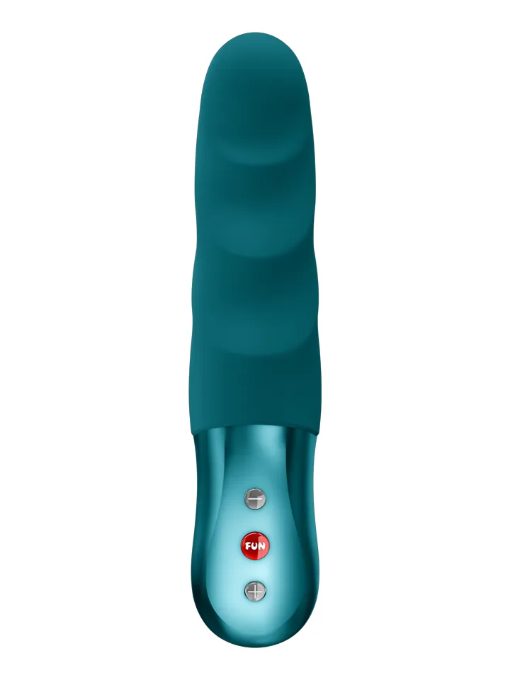 Fun Factory Stronic Petite Thrusting Pulsator Bottle Green - Dildo med vibrator 0
