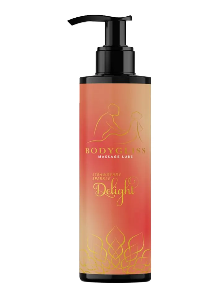 Massage Oil & Lubricant Strawberry Spark Delight 150 ml - Massageolja 0