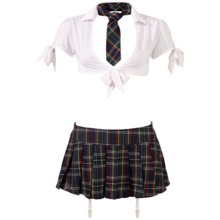 Schoolgirl Set - XL / White-3
