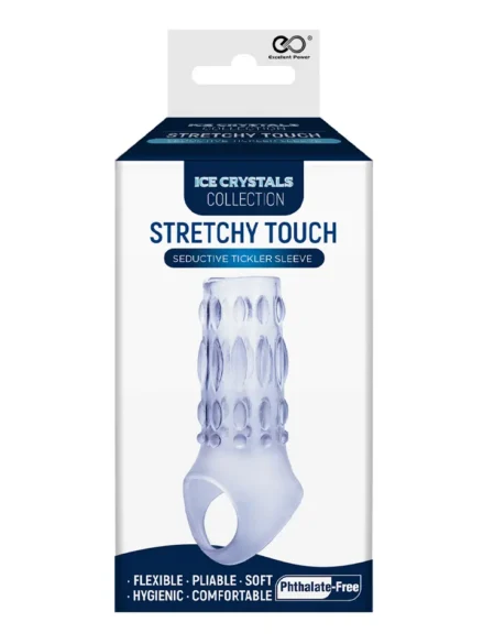 Ice Crystals Stretchy Seductive Tickler Sleeve - Penisförlängare/Sleeve 0