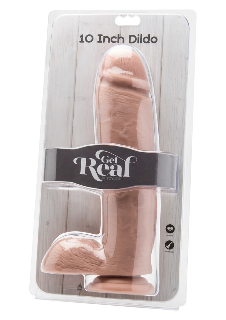 COCK 10 INCH W/ BALLS FLESH-2