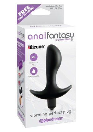 AFC-VIBRATING PERFECT PLUG BLACK-1