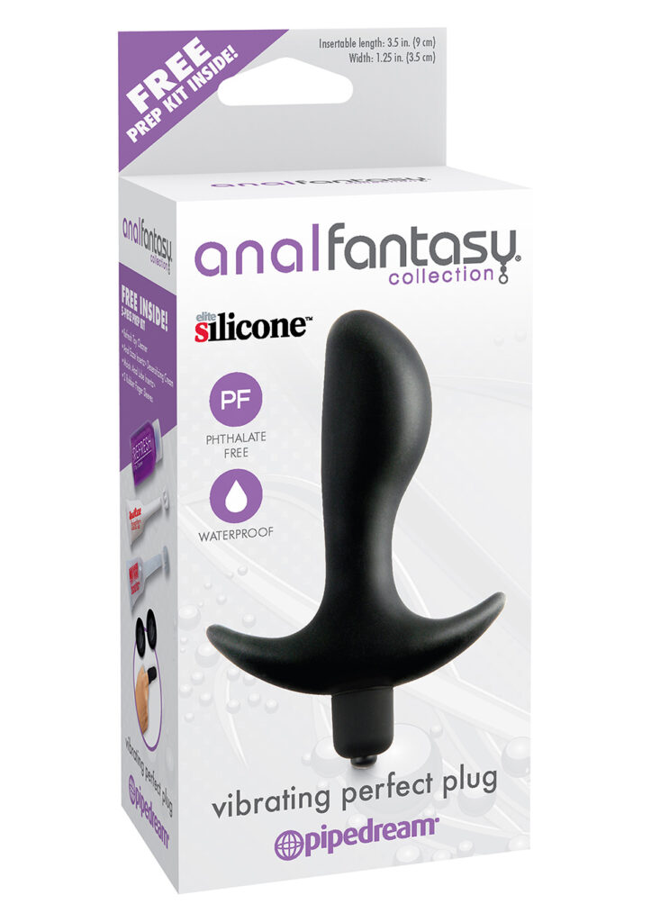 AFC-VIBRATING PERFECT PLUG BLACK-1