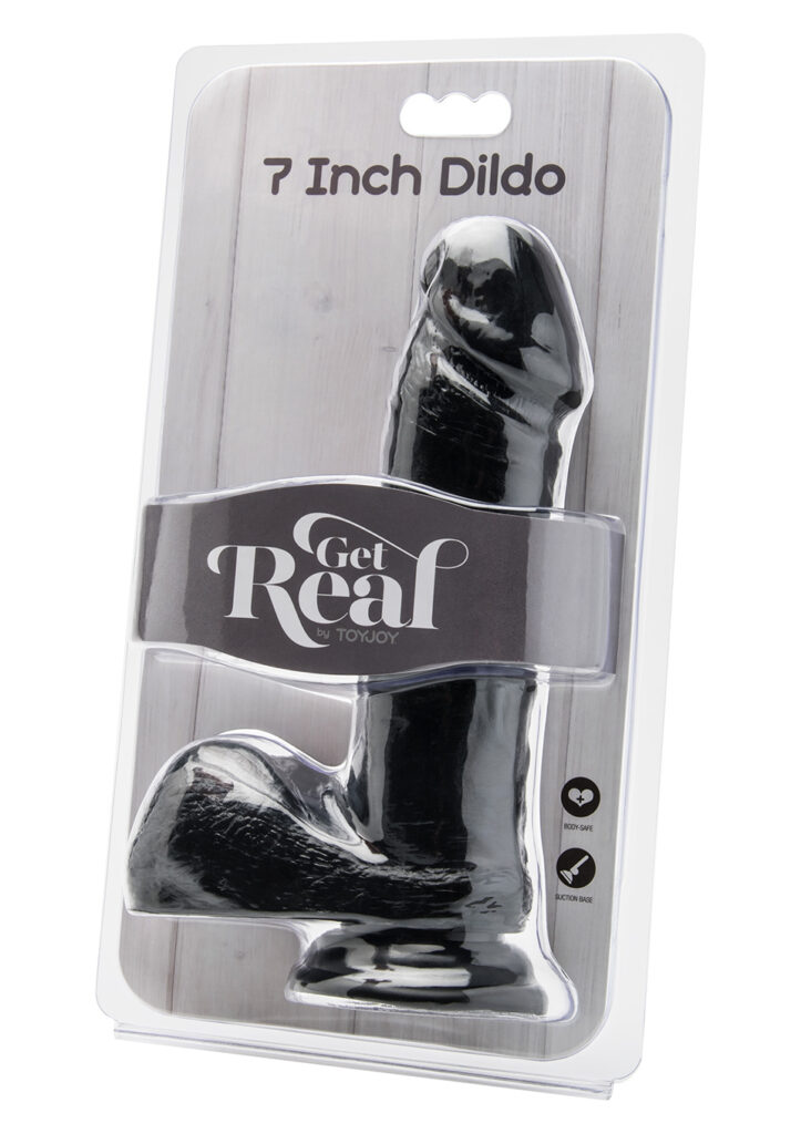 COCK 7 INCH W/ BALLS BLACK-2