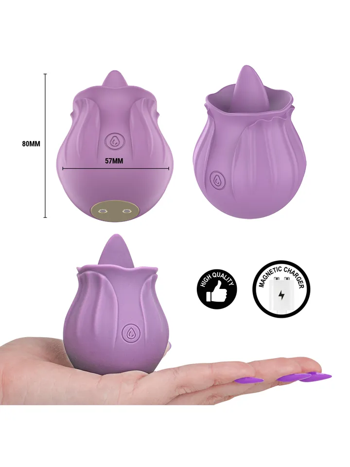 Flower Clit Stimulating 10 Vibrations - Klitorisstimulator 0