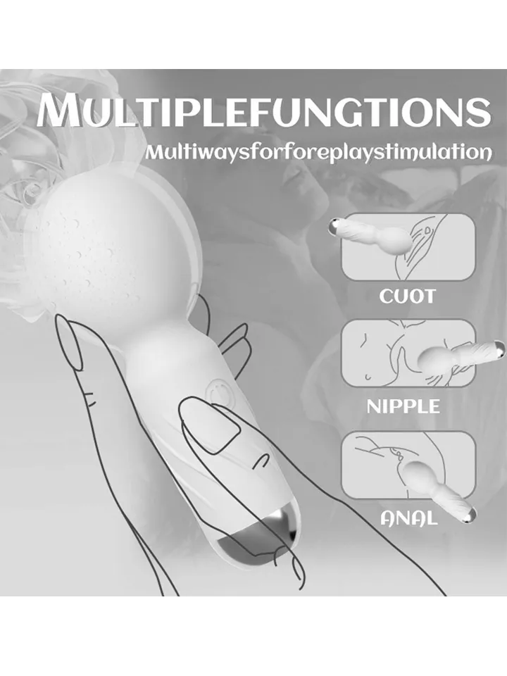 Cute Mini Wand Purple 11,5 cm - Magicwand / Massagewand 0