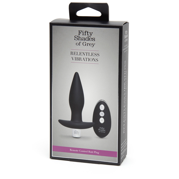 Fifty Shades Of Grey, Relentless Vibrations Remote Control Butt Plug -4