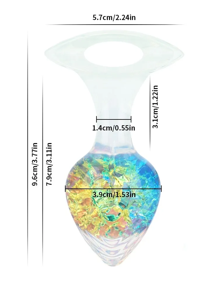 Cosmic Galaxy Butt Plug 9 cm - Analplugg 0