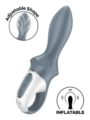 Satisfyer Air Pump Booty 1 Grey - Analdildo med vibration 0