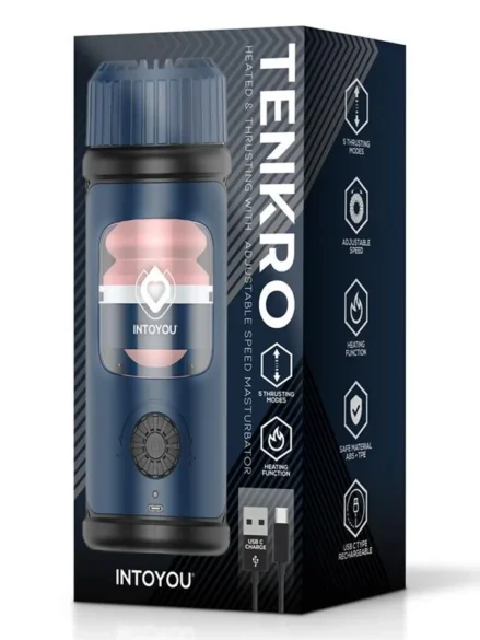 Tenkro Masturbator With Thrusting & Heat - Masturbator med motor 0