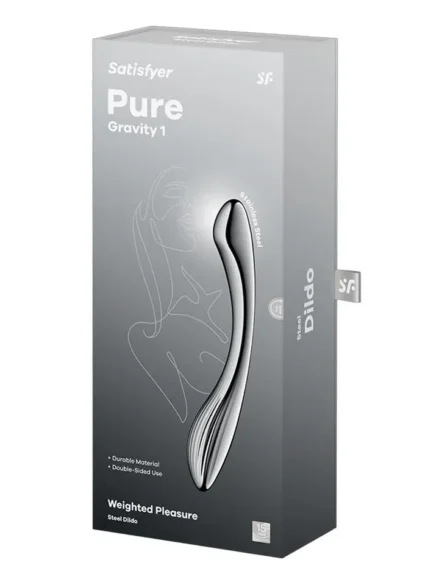 Satisfyer Pure Gravity 1 - Ståldildo 0