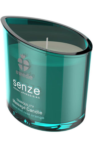 Senze Massage Candle Spearmint Rose Orange 150ml - Massageljus 0