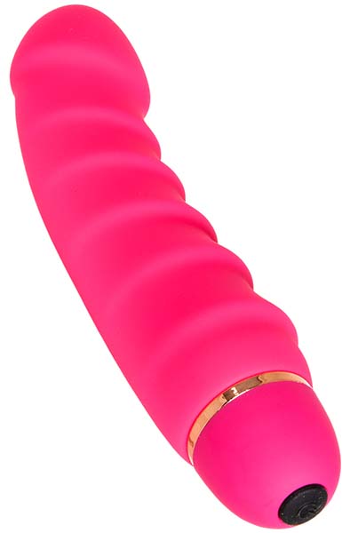 Pink Amazing Ribbed Vibrator - Vibrator 0