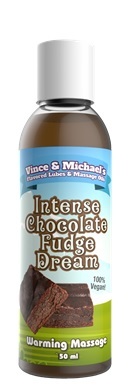 Intense Chocolate Fudge Dream Värmande massageolja 50 ml-1