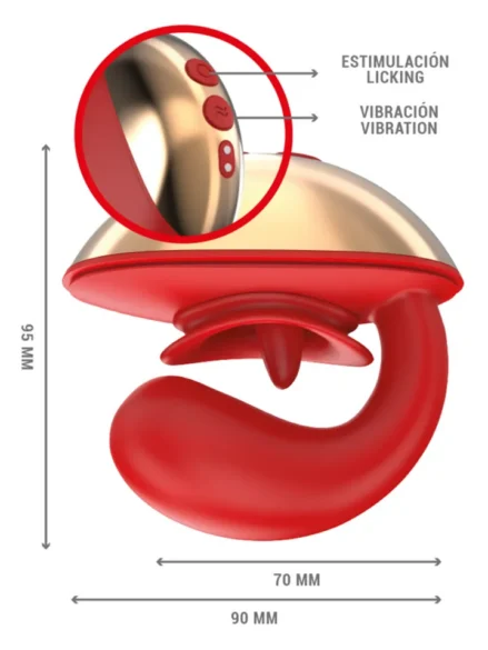 Mariah 10 Vibrations & Stimulator In U Shape - Vibrator 0