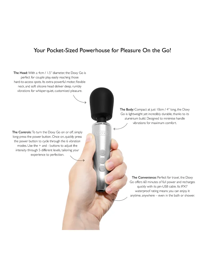 Doxy Go Wand - Magicwand / Massagewand 0