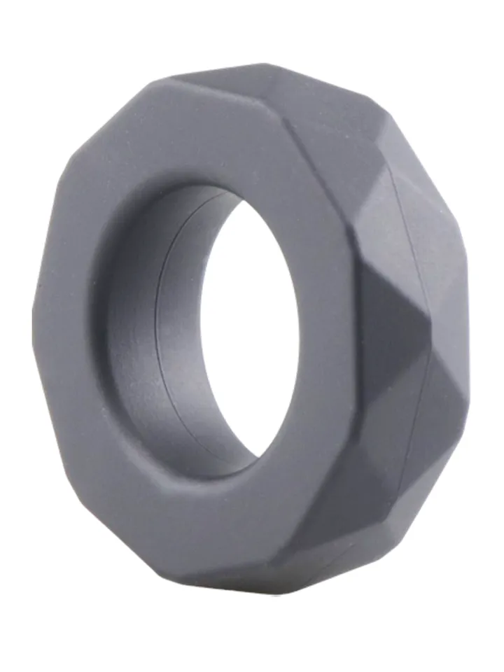 Deluxe Silicone Cock Ring Black - Penisring 0