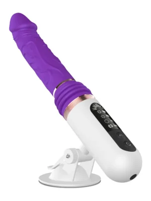 Hands-Free Thrusting & Vibrating Dildo - Sexmaskin 0