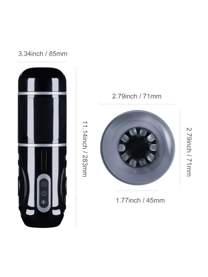 Aalam Hands Free Automatic Masturbator - Masturbator med motor 0