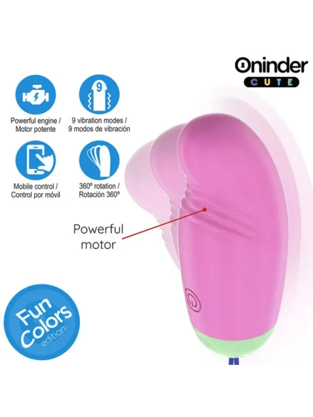 Vibro-Rotating 360 Silicone Egg With App - Appstyrt vibrerande ägg 0