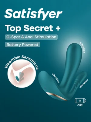 Satisfyer Top Secret+ Battery Powered - G-punktsvibrator 0