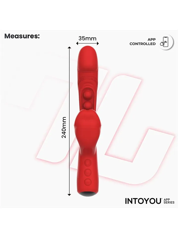 Trixy Vibrator With Tapping, Biting & App - Appstyrd rabbitvibrator 0