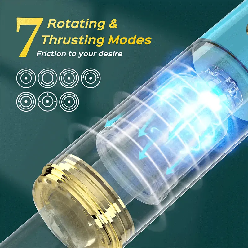 Hayden Rotating Male Masturbator & Automatic Stroker - Masturbator med motor 0