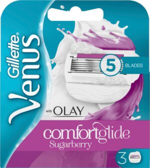 Gillette Venus Olay Comfort Glide Sugarberry rakblad 3 st-1