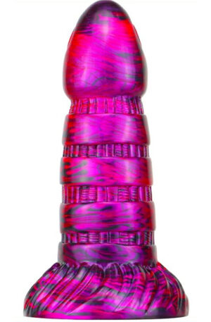 Metallic Fantasy Dildo Torff Purple/Black 19cm - Dragon dildo 0