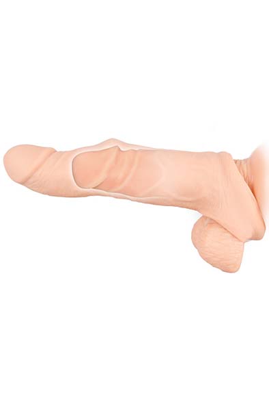 Penis Sleeve With Extension - Penisförlängare/Sleeve 0