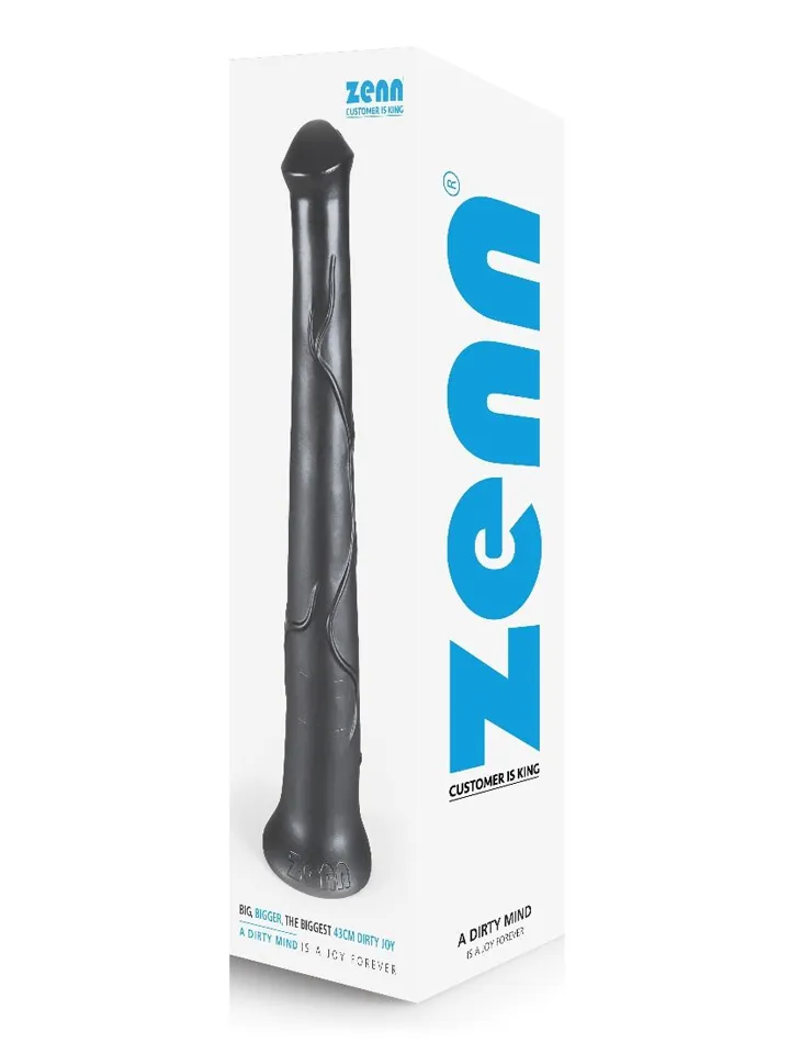 Dirty Joy Big Dildo Black 43 cm - XL dildo 0