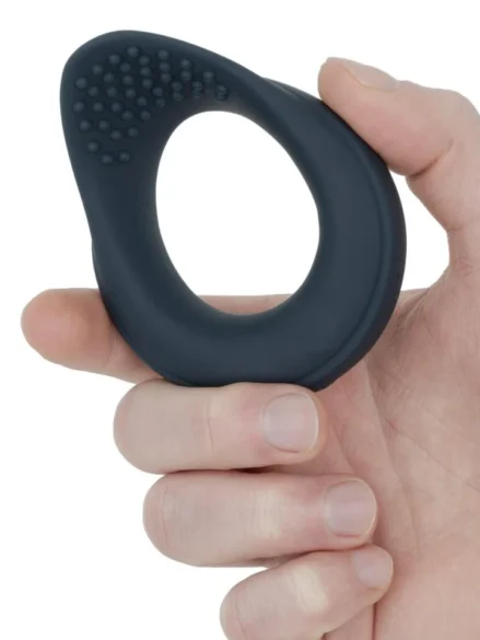 Vibrating Cock Ring With Perineum Stimulation - Penisring med vibrator 0