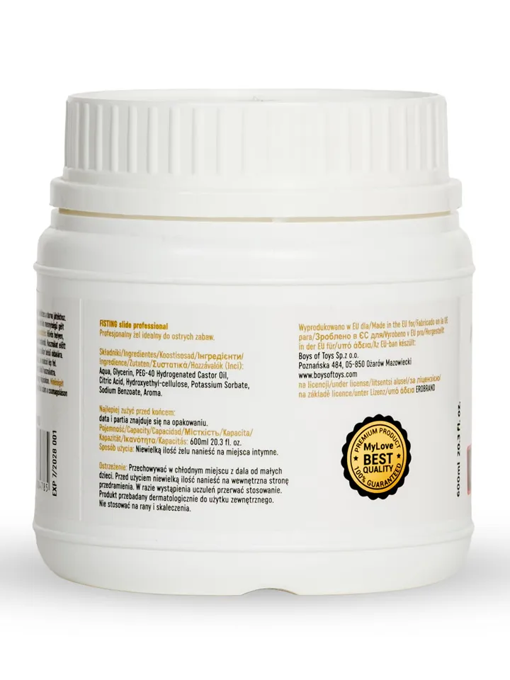Fisting-Slide Professional 600 ml - Glidmedel anal/fisting 0