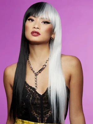 Manic Panic Diva Wig Black & White - Peruk 0