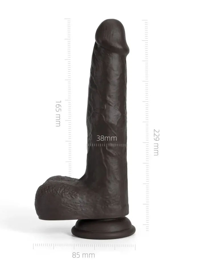 Idalis Vibrating, Thrusting & Rotating Dildo 23 cm - Dildo med vibrator 0