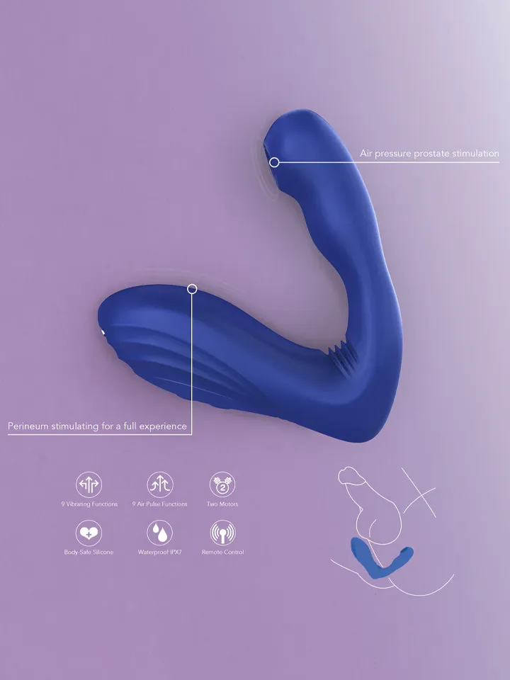 Alpha Arouser Prostate Air Stimulator - Prostatastimulator 0