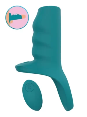 The Zayn Vibrating Couple Sleeve - Penisförlängare/Sleeve med vibrator 0