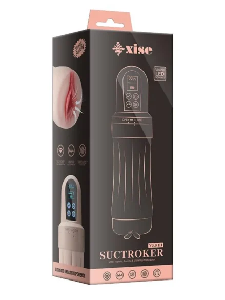 Suctroker 3.0 Sucking Effect & Vibration - Masturbator med motor 0