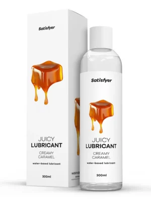 Satisfyer Creamy Caramel Water Based Lubricant 300 ml - Glidmedel med smak 0