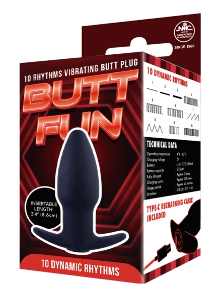 Butt Fun Vibrating Butt Plug - Analplugg med vibrator 0