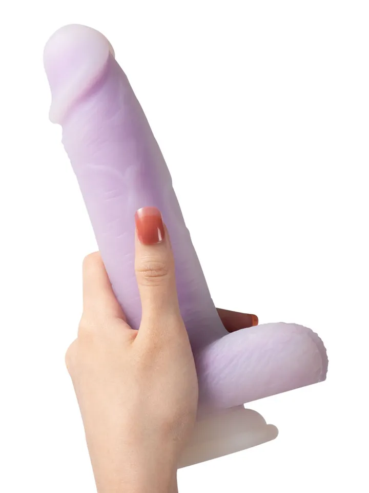 Phantom Realistic & Rotating Dildo 21 cm - Dildo med vibrator 0