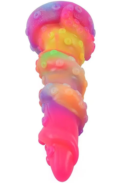 Seapok Glow-in-The-Dark Dildo 22,5 cm - Dragon dildo 0